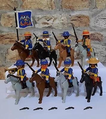 Buy Playmobil Union Soldiers Bundle, Cavalry, Western Playset, Rare Selection, ACW • 59.90£
