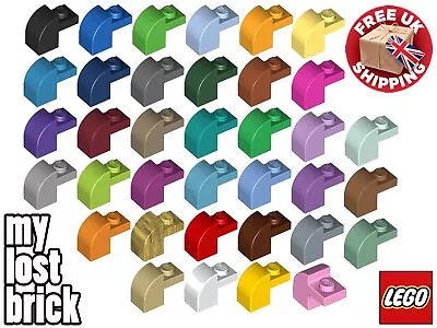 Buy LEGO - Part 6091 - Pack Of 5 X NEW LEGO Bricks 1x2x1 1/3 Curved Top + FREE POST • 1.49£