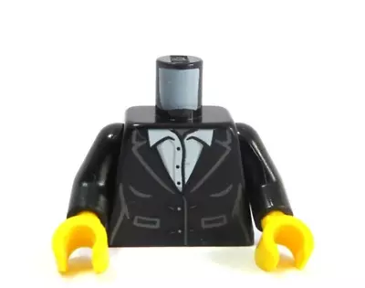 Buy LEGO Torso Body For Female Girl Minifigure Black Suit Jacket White Shirt • 3.25£