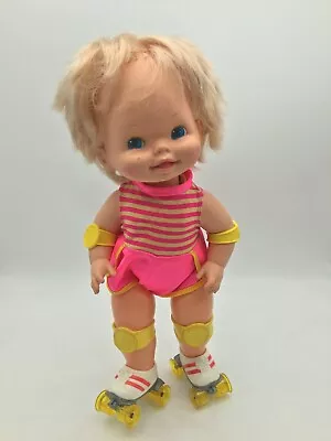 Buy Vintage 1980s Mattel Baby Skates Doll 14  Wind Up Nostalgic Toy Works • 38.07£