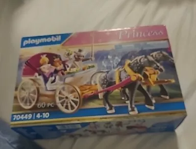 Buy Playmobil Princess 70449 Horse-Drawn Carriage • 20.50£