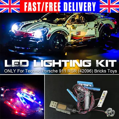 Buy ONLY LED Light Lighting Kit For Lego 42096 Technic Porsche 911 RSR Bricks Toy UK • 8.39£