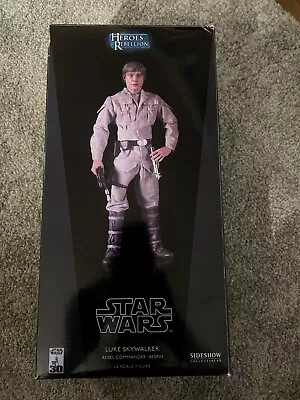 Buy Sideshow Star Wars Hereos Of The Rebellion Luke Skywalker Rebel Commander  1338 • 175£