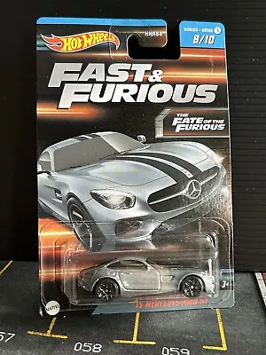 Buy Hot Wheels - Fast And Furious - Mercedes AMG GT Series 3 Car 8/10 1:64 Scale • 8£
