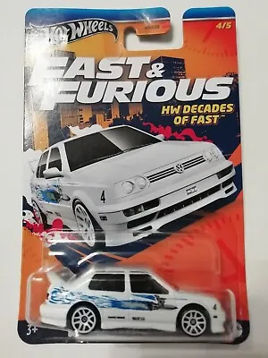 Buy New Hot Wheels VW Jetta MK3 Fast And Furious HW Decades Of Fast • 10.99£
