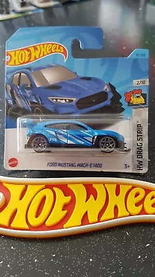 Buy Hot Wheels ~ Ford Mustang Mach-E 1400, Blue, Short Card.  More Ford's Listed!! • 3.69£