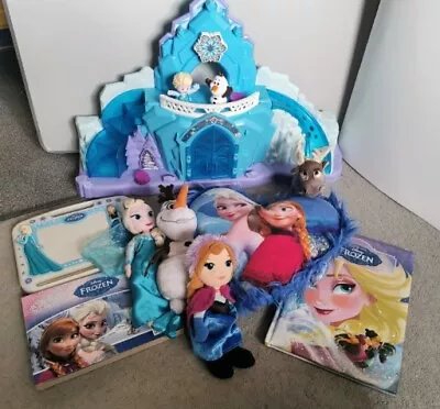 Buy Frozen Bundle - Liitle People Castle, Plush Toys & Pillow, Magnetic Pad & Book • 45£