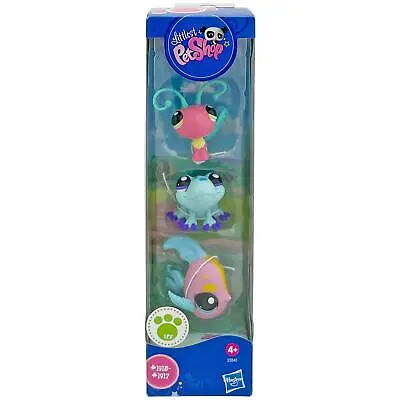 Buy Littlest Pet Shop 3-Pack #1915 Angelfish, #1916 Frog, And #1917 Butterfly • 19.99£