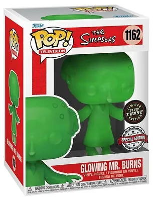 Buy Funko Pop! The Simpsons Special Edition GITD Chase Glowing Mr. Burns #1162 New • 26.95£