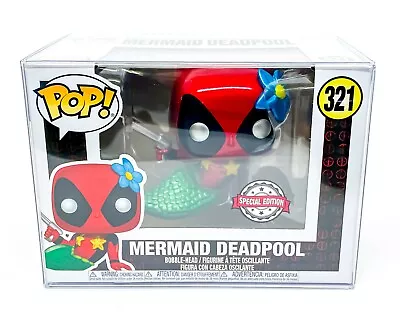 Buy Marvel Mermaid Deadpool 321 SE Funko Pop Vinyl With Pop Protector Gift Christmas • 39.99£