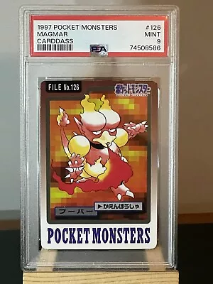 Buy Pokemon 1997 Bandai Carddass PSA 9 Magmar 126 Mint - Graded • 34.95£