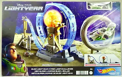 Buy Buzz Lightyear Hyper Loop Challenge Hot Wheels Disney Playset Activity Kids • 28.95£