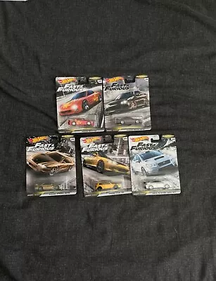 Buy Hot Wheels Premium - Fast And Furious Fast Tuners - Full Set Of 5 • 55£