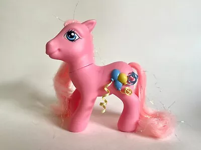 Buy My Little Pony MLP G3 Pinkie Pie V 2007 Pink Hearts 3D Tinsel Balloons Hasbro • 4.99£