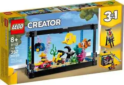 Buy LEGO 31122 FISH TANK AQUARIUM CREATOR 3in1 RARE SEALED COLLECTIBLE BNISB • 77.18£