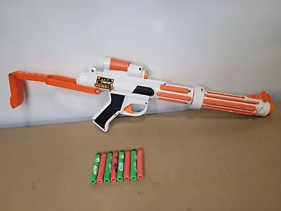 Buy STAR WARS REBELS STORMTROOPER BLASTER NERF DART GUN TOY White/ Orange + Bullets  • 15.99£
