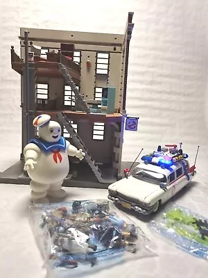 Buy Playmobil Ghostbusters Bundle Firehouse, Ecto-1, Stay Puft, New Sealed Figs  VGC • 64.99£