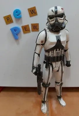 Buy Star Wars Custom Painted  Weathered 12  Black Pinstriped Stormtrooper  Figure  • 24.50£