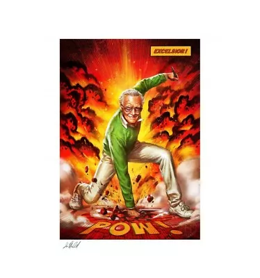Buy Marvel Art Print Stan Lee Excelsior! 46 X 61 Unframed • 105.79£