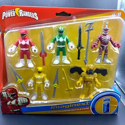 Buy New Fisher Price Imaginext Power Rangers Battle Green Goldar Ranger Figures Gift • 27.59£