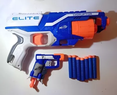 Buy Nerf Elite Bundle: Disruptor And Jolt Plus 7x Bullets Used See Description • 10£