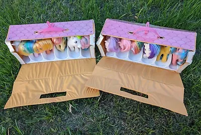 Buy Vintage My Little Pony Stable Carry Cases 6 Slots 1983 X2 - 12 Pony Collection  • 236.25£