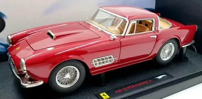 Buy Hot Wheels Elite 1/18 Scale Diecast T6248 - Ferrari 410 Superamerica - Red • 229.99£