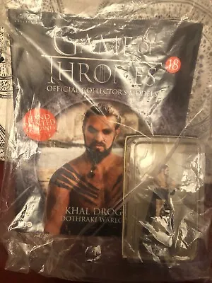 Buy Game Of Thrones Issue 18 Khal Drogo Eaglemoss Figurine Figure Collector's Model • 27£