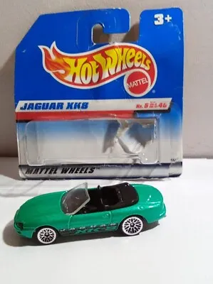 Buy Mattel Hot Wheels Jaguar Xk8 - Green - 18221 - Carded • 3.50£