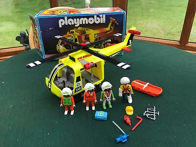 Buy Playmobil Air Rescue 3 Helicopter (3845) Boxed • 29.99£