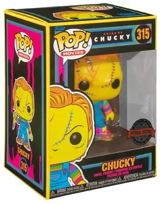 Buy Chucky Bride Of Chucky Blacklight Special Edition Pop Movies #315 Vinyl Figure • 13.73£