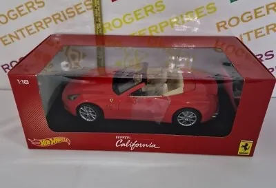 Buy Hot Wheels 1/18 Scale Ferrari California R3255 Diecast Model Box Sealed, Mint  • 99.99£