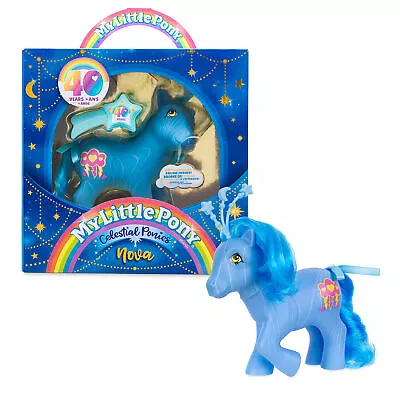 Buy My Little Pony 40th Anniversary Celestial Ponies Nova Blue Pony Doll • 14.99£