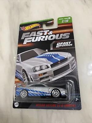 Buy Hot Wheels Fast And Furious Series 2 Nissan Skyline Gt- R R34  2/10 • 16£