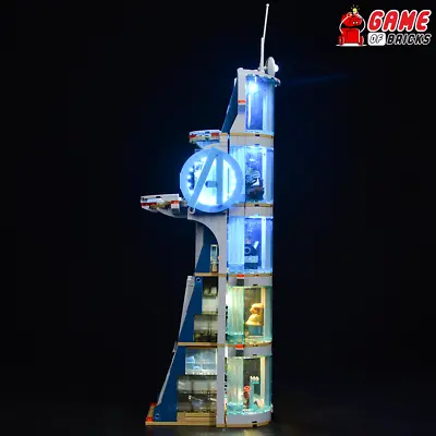 Buy LED Light Kit For Avengers Tower Battle - Compatible With LEGO® 76166 (Standard) • 28.41£