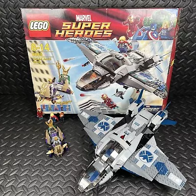 Buy LEGO Marvel Super Heroes Quinjet Aerial Battle 6869 Complete Boxed Instructions  • 75£