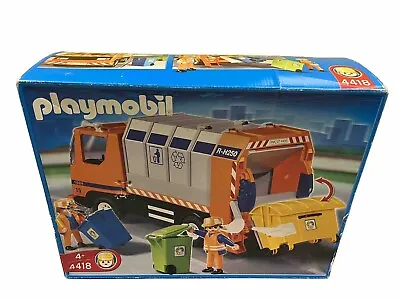 Buy Boxed Playmobil Bin Lorry / Dustbin Truck 4418 Playset • 25£