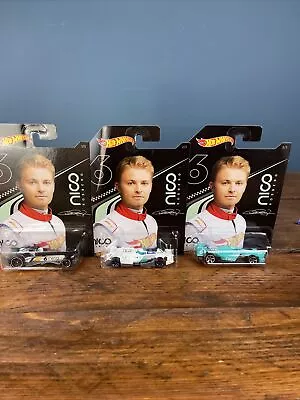 Buy Hot Wheels Nico Rosberg Set 1-3 F1 Racer Racing Car Winning Formula F-Racer • 14.99£