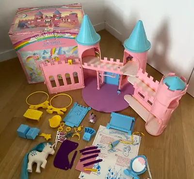 Buy My Little Pony Mio Mini Pony DREAM CASTLE CA' STELL BOX RARE ITALY VARIANT 1983 • 597.46£