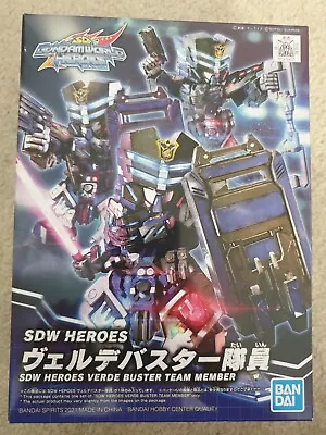 Buy SDW HEROES Verde Buster Team Member - Bandai Gundam SD Model Kit • 5£