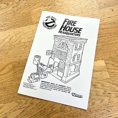 Buy Kenner Ghostbusters Firehouse Headquarters Instructions Reproduction. • 5.95£