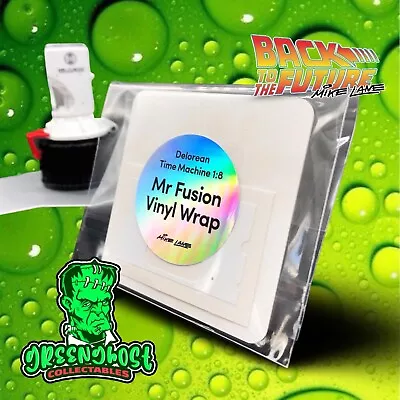 Buy Mike Lane Modz Fanhome / Eaglemoss BTTF Delorean - Mr Fusion Vinyl Sticker Set • 8£