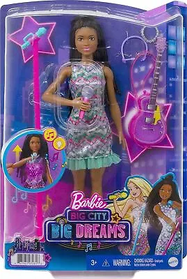 Buy Barbie Big City Big Dreams | Feature Brooklyn | Sing & Light Up Doll • 26.99£