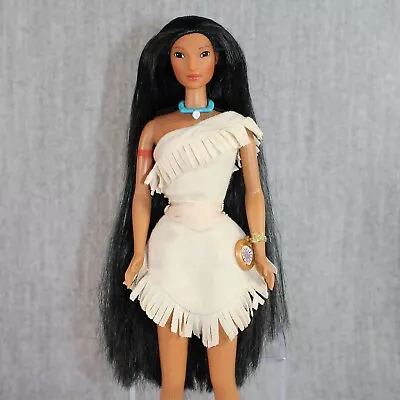 Buy 1990s Disney Mattel Pocahontas Doll Sun Colors Outfit Accessory Vintage • 72.79£