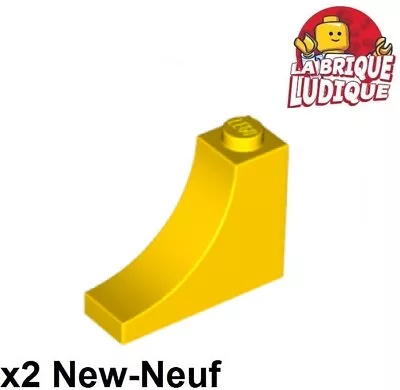 Buy LEGO 2x Brick Arche Arch Inverted 1x3x2 Yellow/Yellow 18653 New • 2.89£