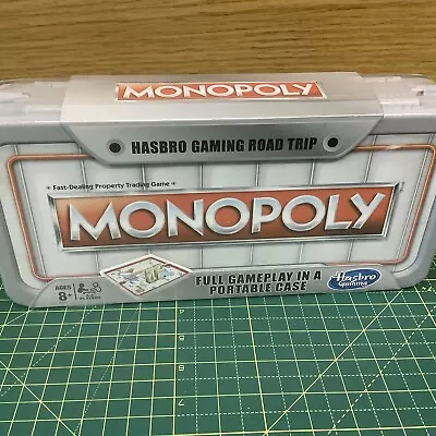 Buy Hasbro Gaming Road Trip Series Monopoly Game Portable Travel Board Game NEW • 15£