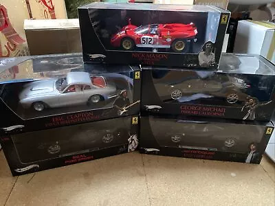 Buy Hot Wheels Elite  1/18 Ferrari In Music Collection Complete Set Of 5 Limited Ed • 1,250£