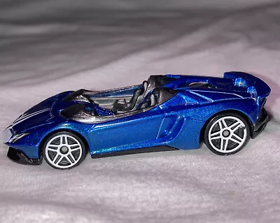 Buy Hot Wheels Lamborghini Aventador J Metallic Blue Nice New Loose Car See Photo’s • 4.75£