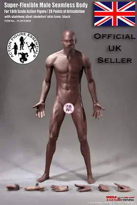 Buy 1/6 Phicen TBLeague M36B Black Male Action Figure Seamless Body Only (UK Stock) • 92.50£