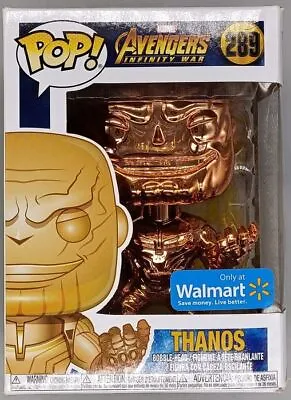 Buy #289 Thanos (Orange) Chrome Marvel Avengers Infinity Damaged Box POP & Protector • 12.99£